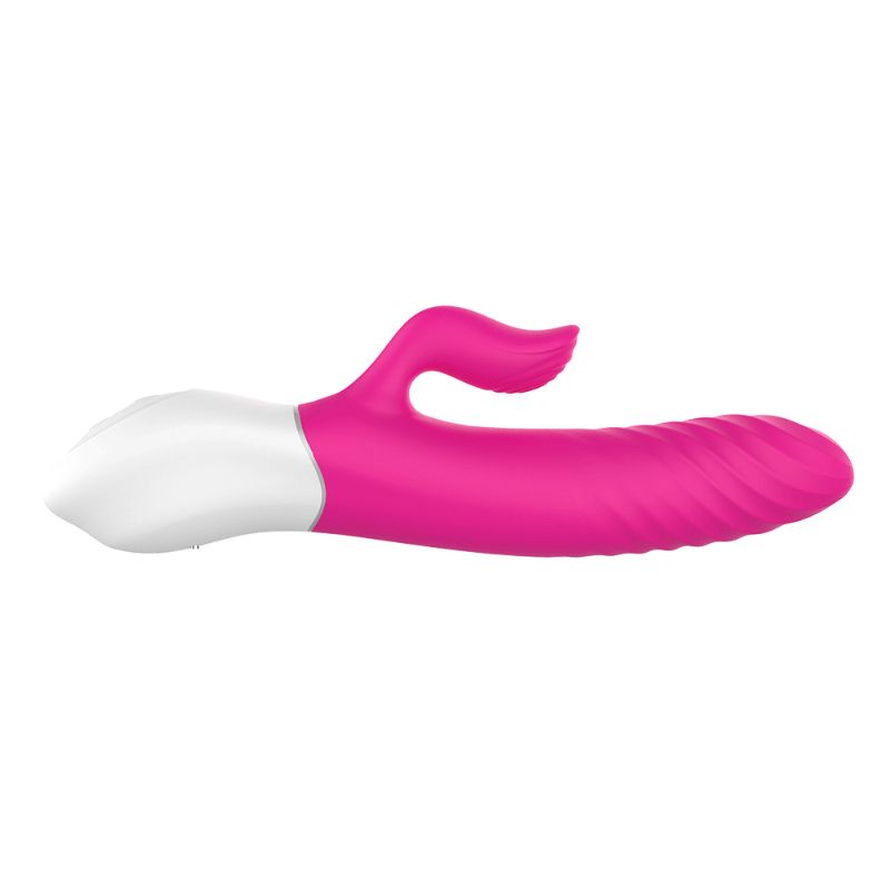 Lighter Thrusting Rabbit Vibrator Pink image 3