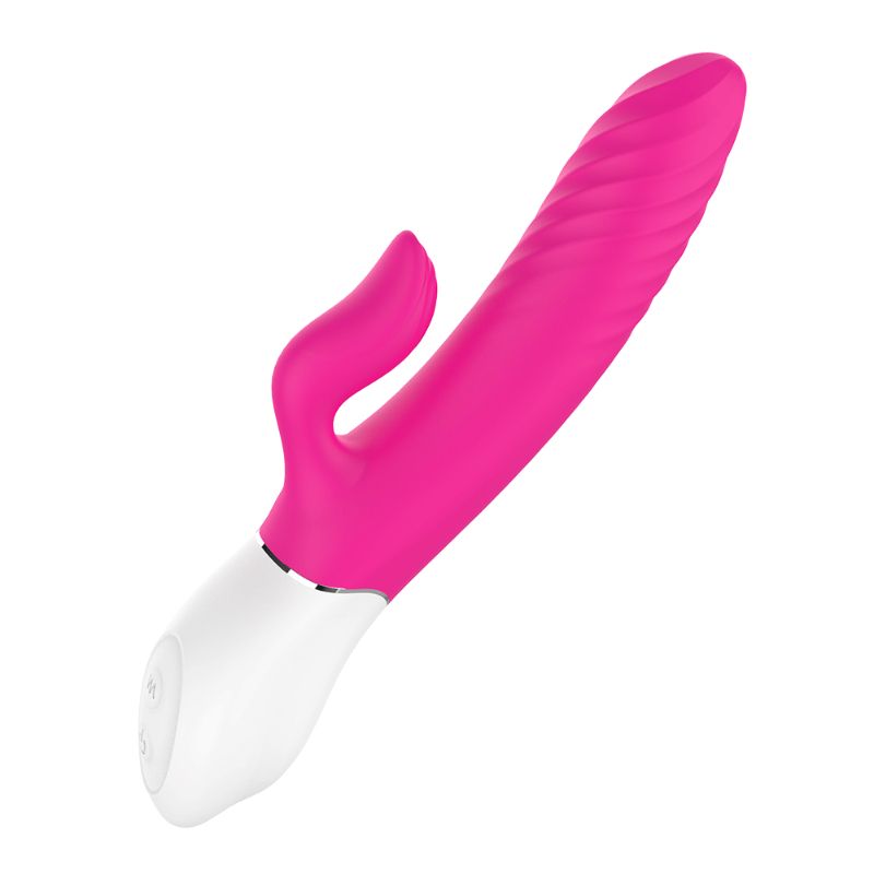 Lighter Thrusting Rabbit Vibrator Pink image 4