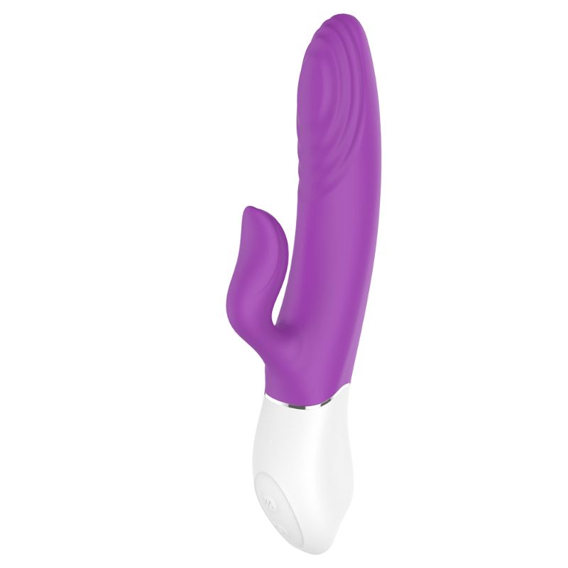 Lighter Thrusting Rabbit Vibrator Purple image 1