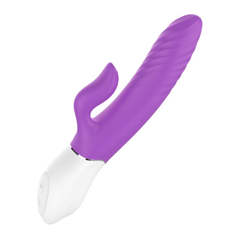 Lighter Thrusting Rabbit Vibrator Purple image 2