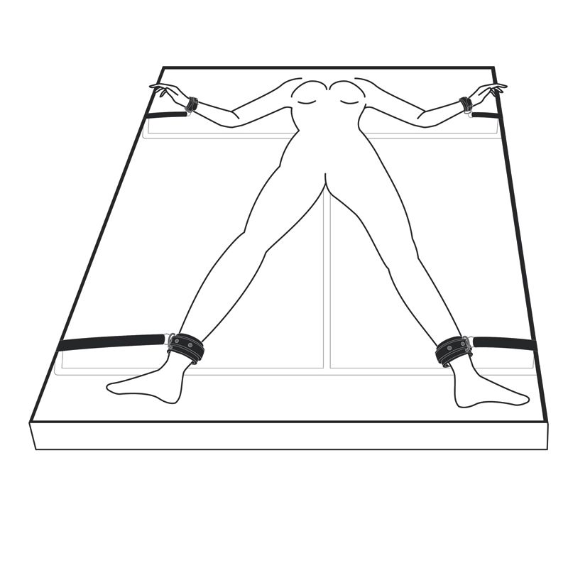 Under Mattress Restraint Set image 4