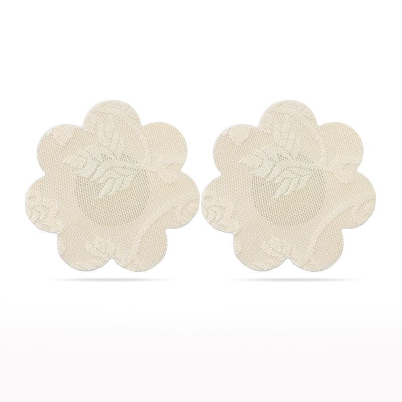 Lace Heart and Flower Nipple Pasties Twin Pk image 2