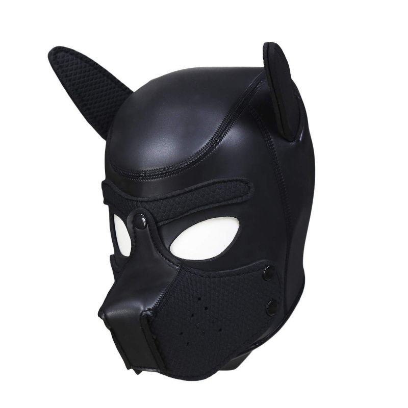 Puppy Play Mask Black image 2