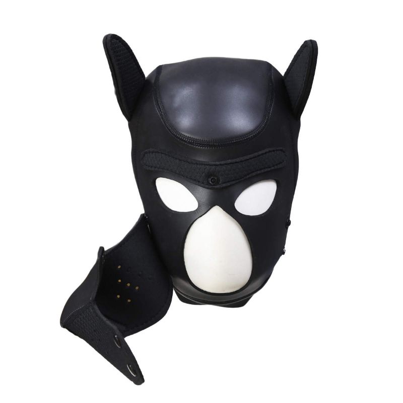 Puppy Play Mask Black image 3