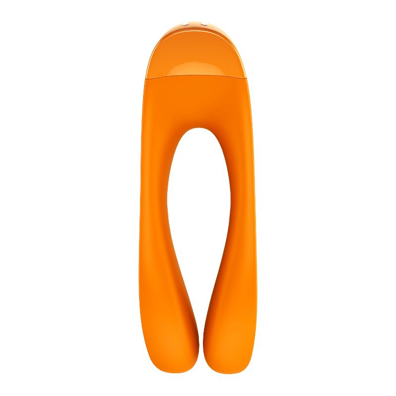 Satisfyer Candy Cane Finger Vibe Orange image 1