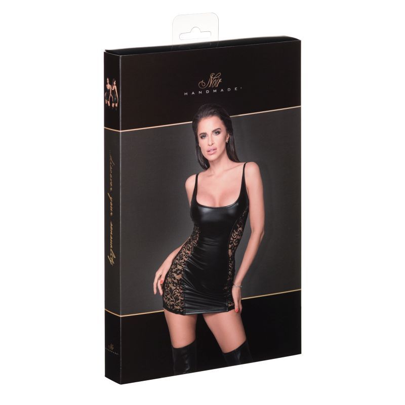 Power Wetlook Dress w Lace Inserts image 3
