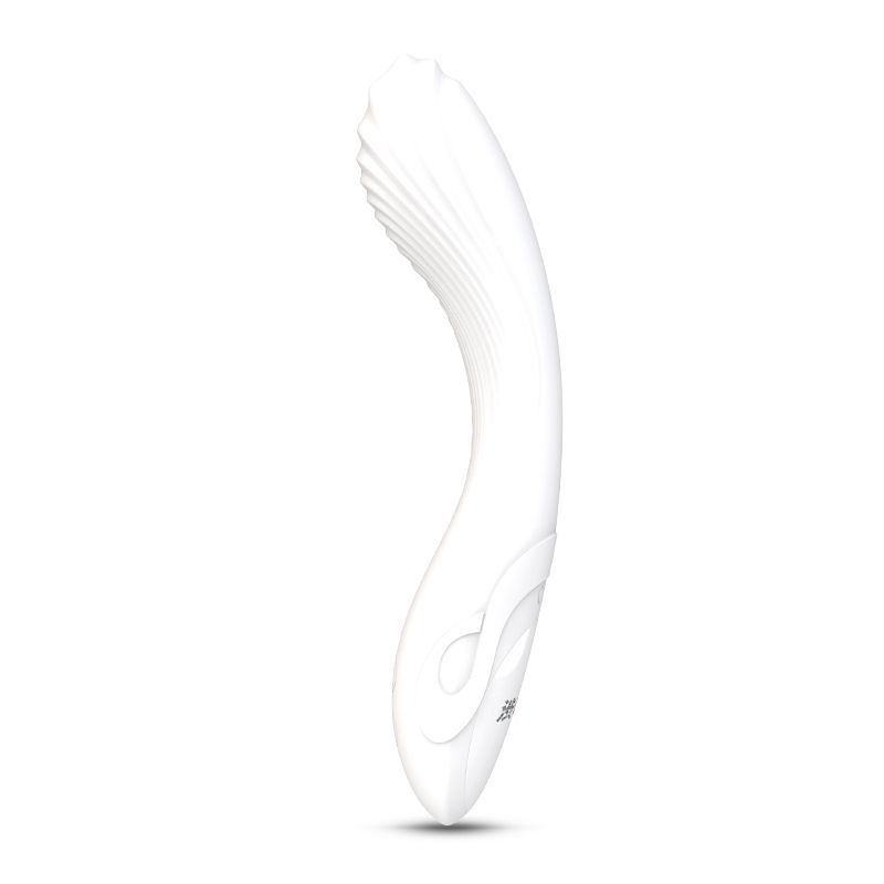 Flexible Bending Silicone Vibrator White image 1