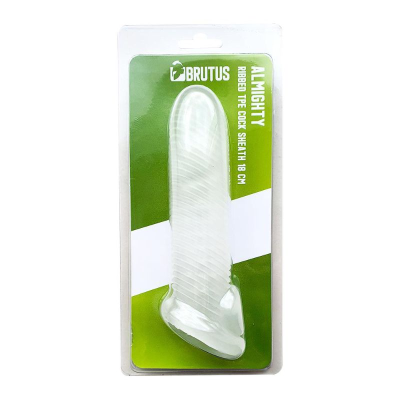 Almighty Ribbed Cocksheath 18cm image 1