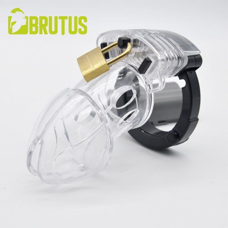 Brutus Alpha Chastity Cage Clear image 1