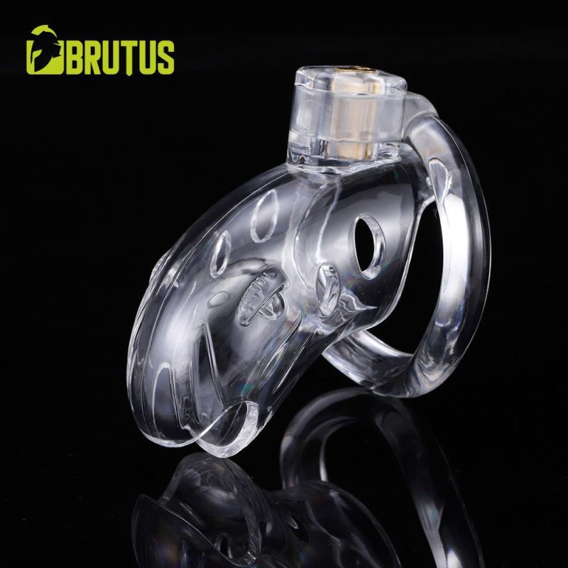 Brutus Shark Chastity Cage Clear image 1