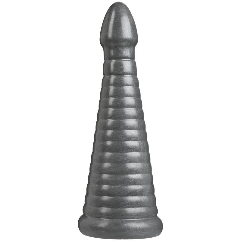 Rockeye 11in Anal Dildo Gun Metal image 1
