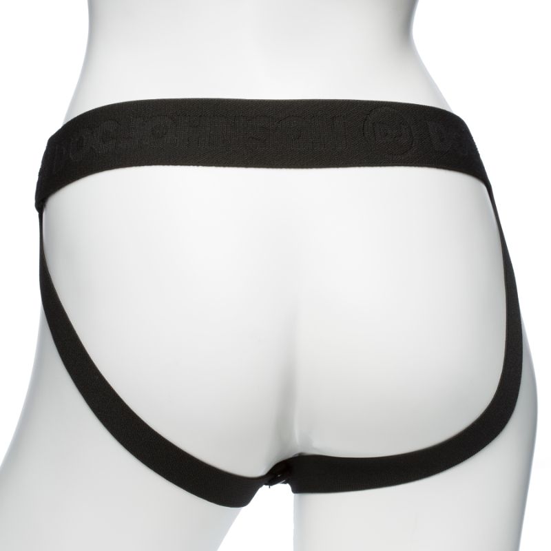 Be Strong 7.5in Slim Dong 2 Pc Hollow Silicone Strap-On Set image 6