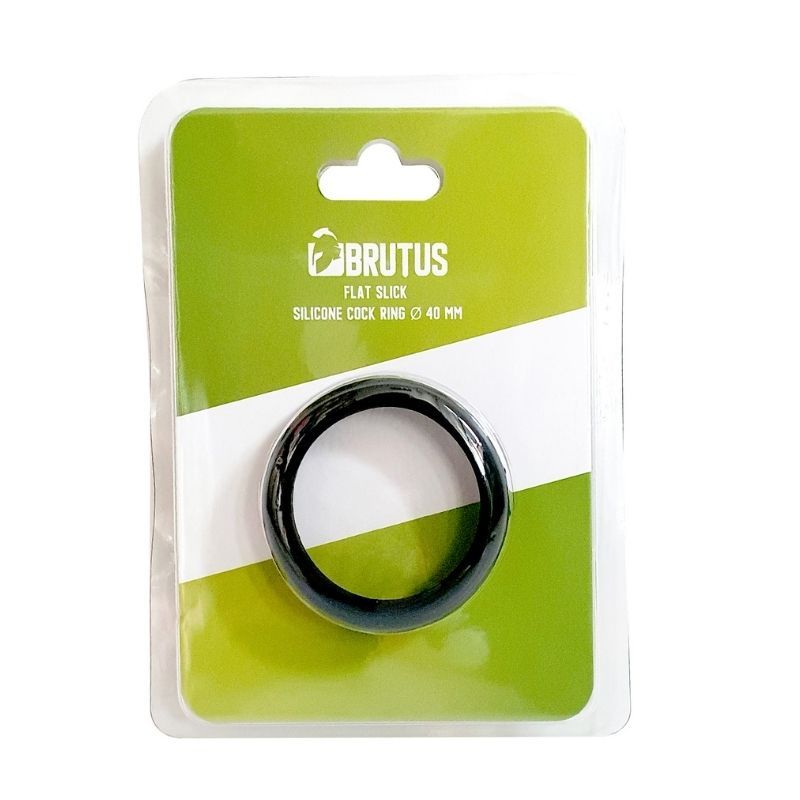 Brutus Flat Slick Cock Ring 40mm image 1