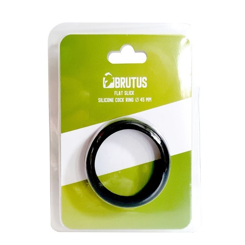 Brutus Flat Slick Cock Ring 45mm image 1