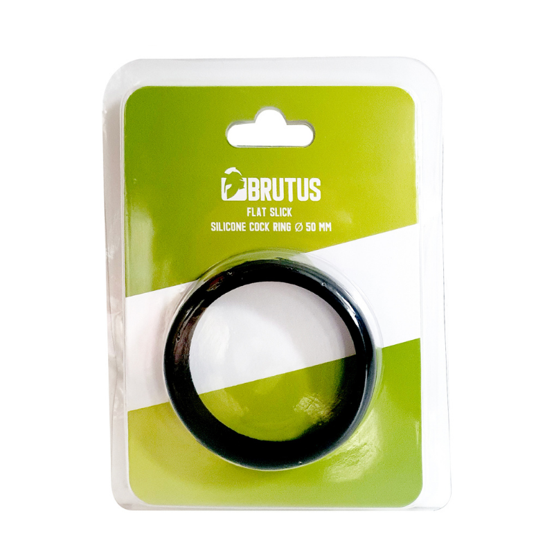 Brutus Flat Slick Cock Ring 50mm image 1