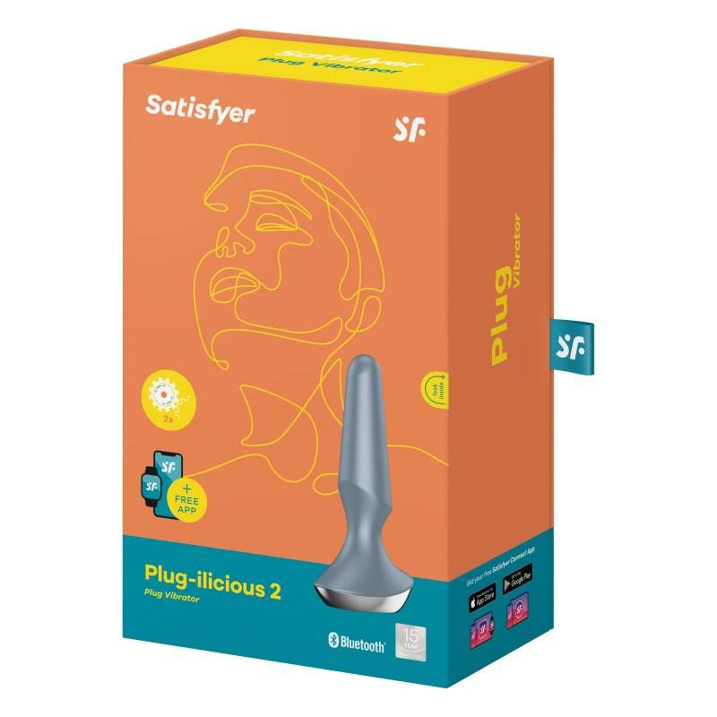 Satisfyer Plug-ilicious 2 Ice Blue image 4