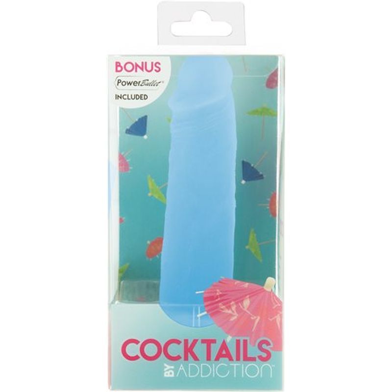 Cocktails Dildo Blue Lagoon 5.5in image 1