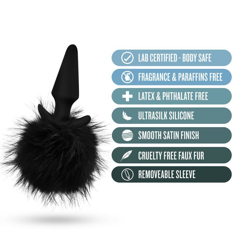 Anal Adventures Platinum Rabbit Tail Plug image 4
