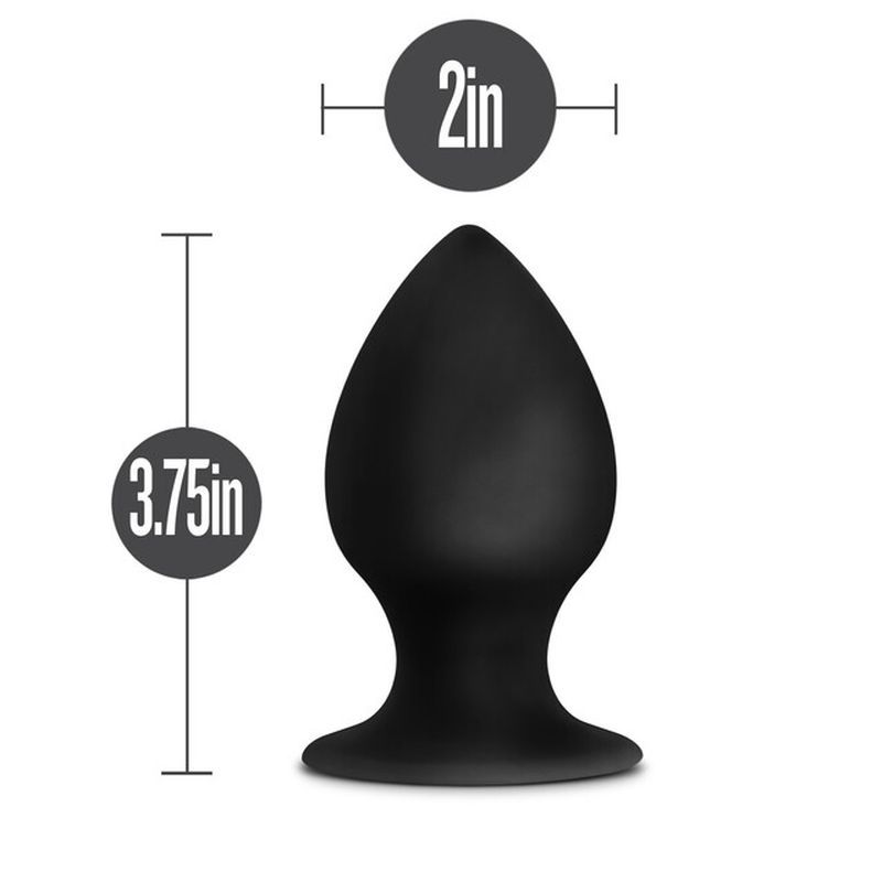 Anal Adventures Platinum Silicone Anal Stout Plug Large image 5