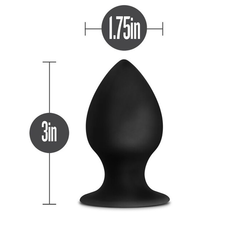 Anal Adventures Platinum Silicone Anal Stout Plug Medium image 5