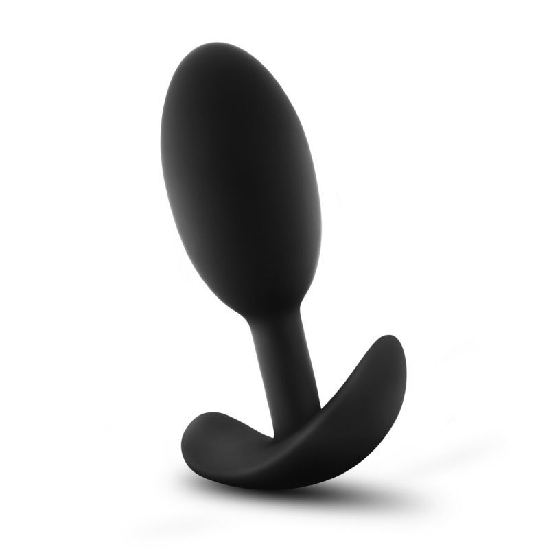 Anal Adventures Platinum Silicone Vibra Slim Plug Medium image 2