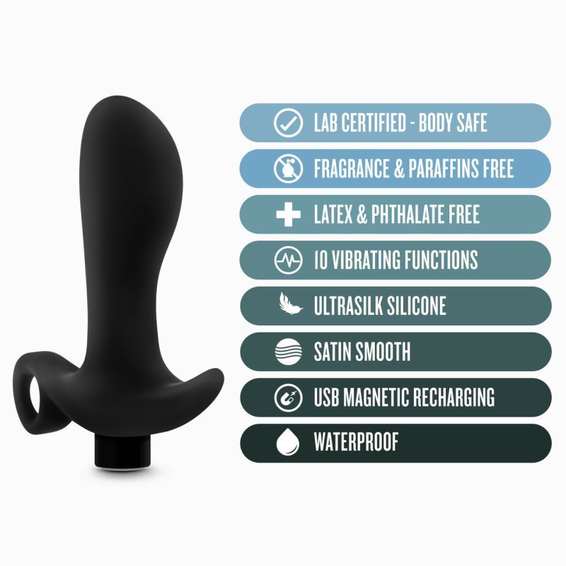 Anal Adventures Platinum Silicone Prostate Massager 01 image 6
