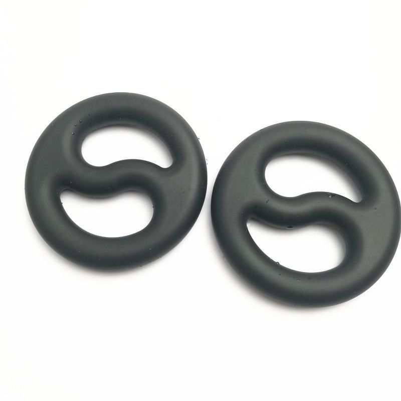 Brutus Yin Yang Silicone Cock and Ball Duo Ring image 4