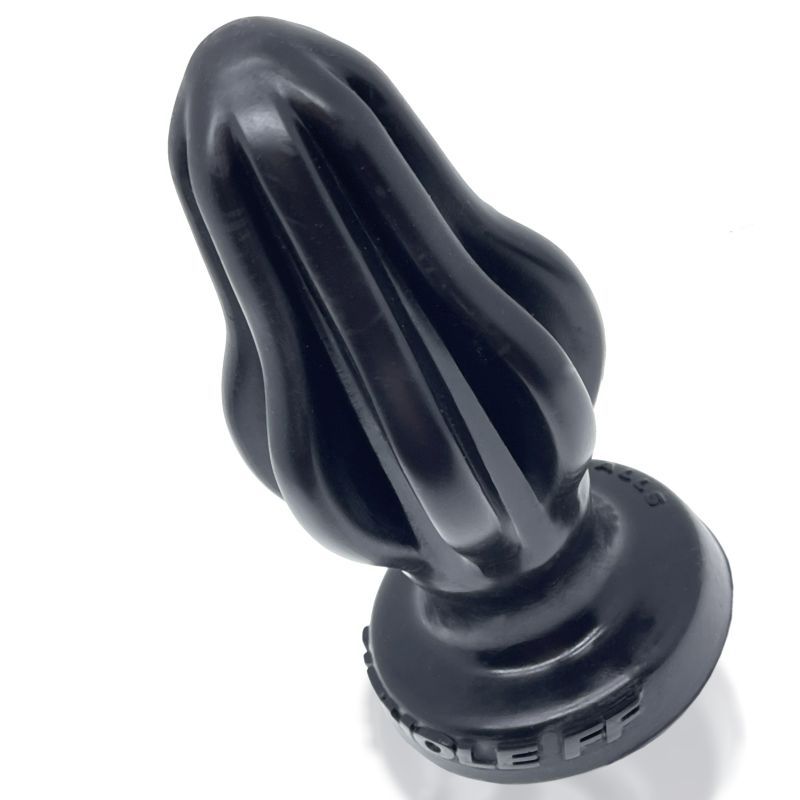 Airhole-1 Finned Buttplug Black image 2