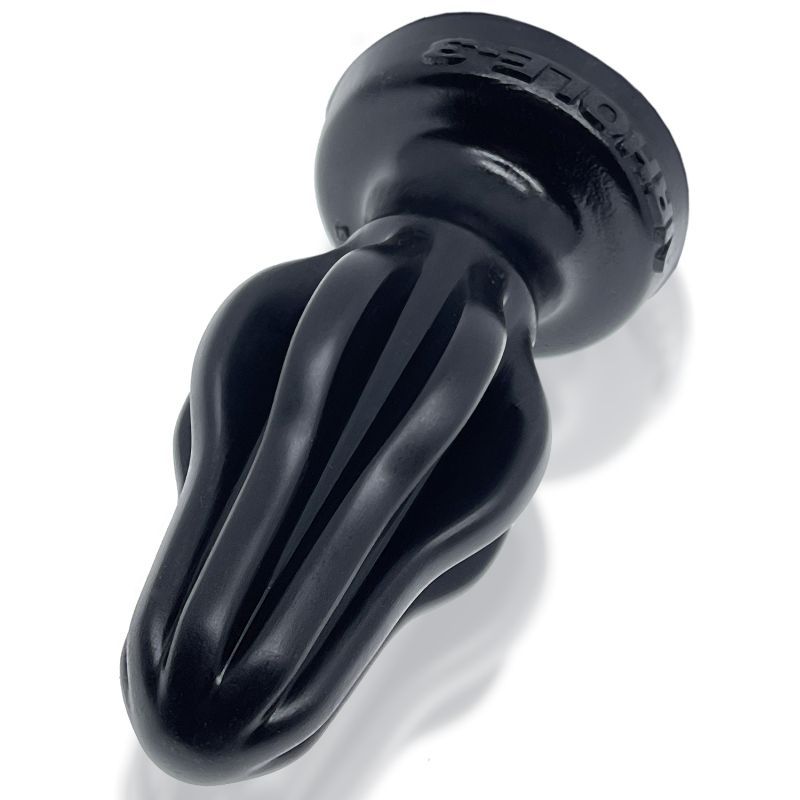 Airhole-2 Finned Buttplug Black image 2