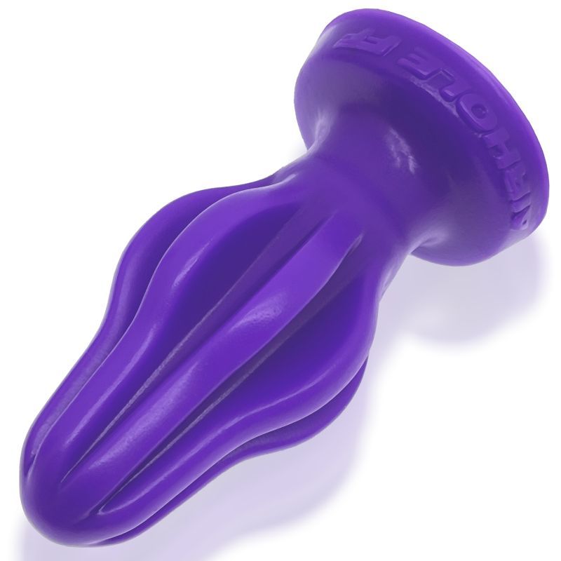 Airhole-1 Finned Buttplug Eggplant image 2