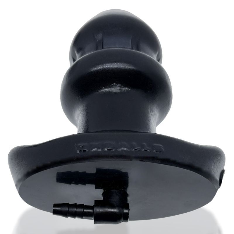 Drain O Flow Thru Buttplug Black image 2