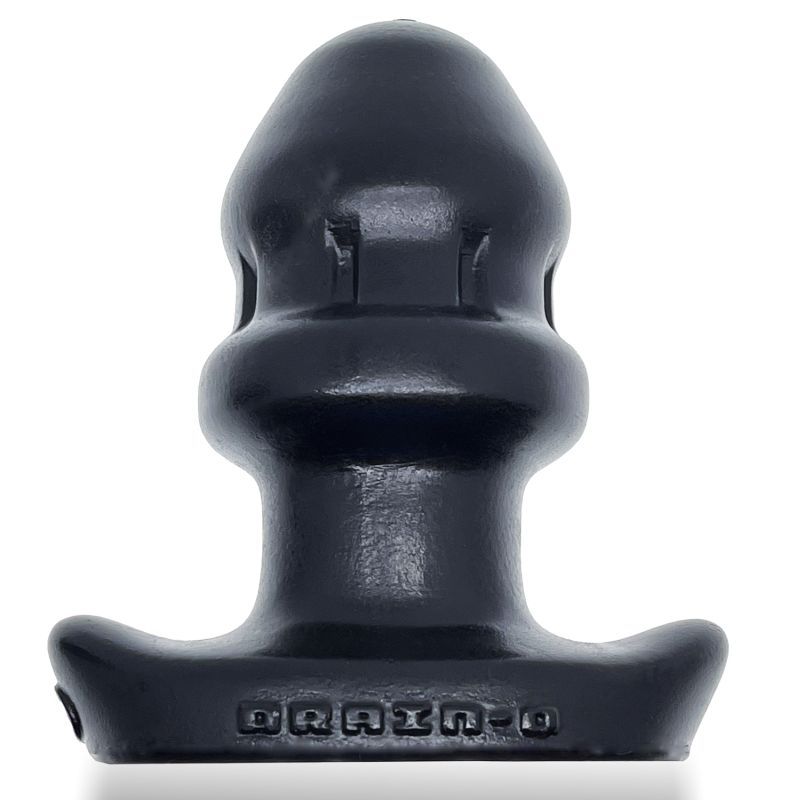 Drain O Flow Thru Buttplug Black image 3