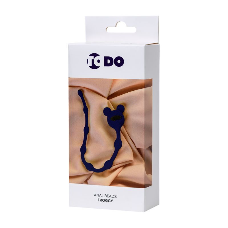 ToDo Froggy Anal Chain Navy Blue image 2