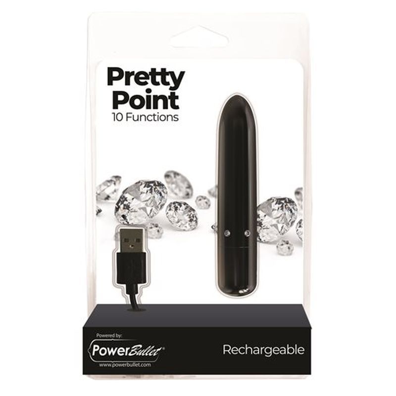 Pretty Point 4in Power Bullet Black image 3