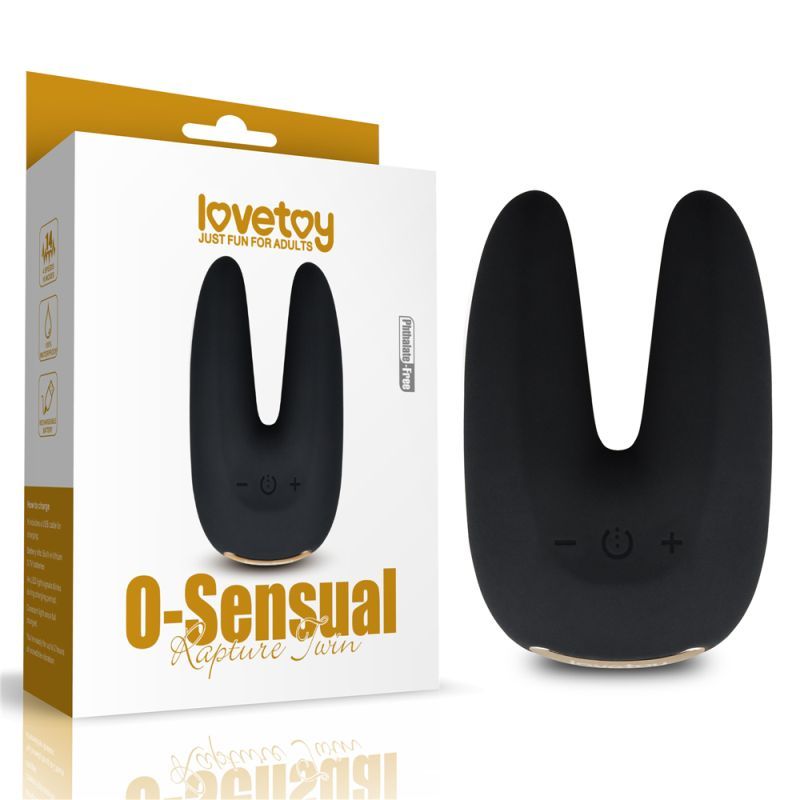 O Sensual Rapture Dual Motor Clit Massager Vibrator image 1