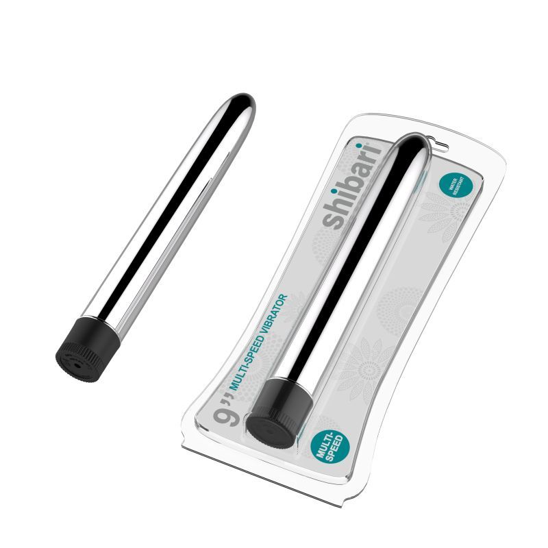 Shibari Multi-Speed Vibrator 9in Silver image 2