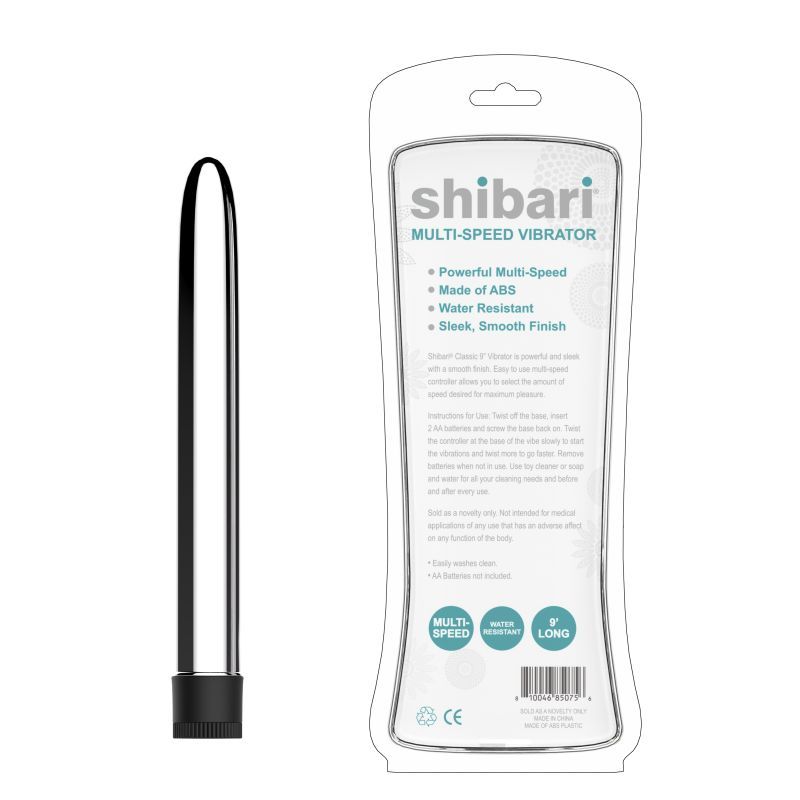 Shibari Multi-Speed Vibrator 9in Silver image 4