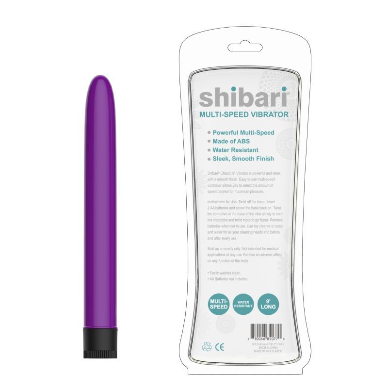 Shibari Multi-Speed Vibrator 9in Purple image 4
