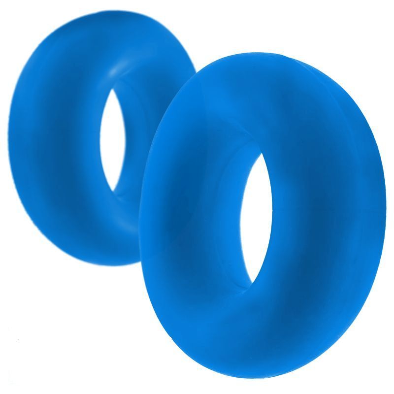 Stiffy 2 Pc Bulge Cockrings by HunkyJunk Teal Ice image 1