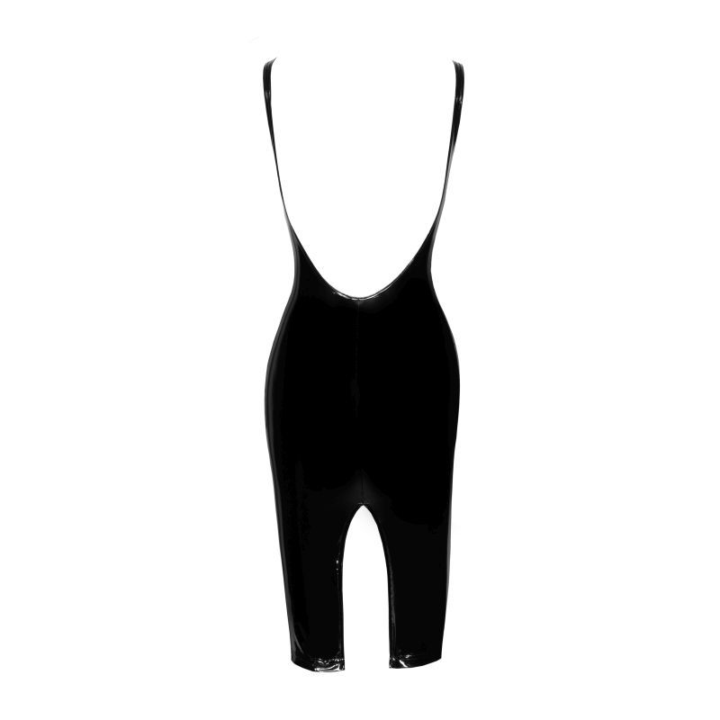 PVC Midi Dress w Front Zipper image 11