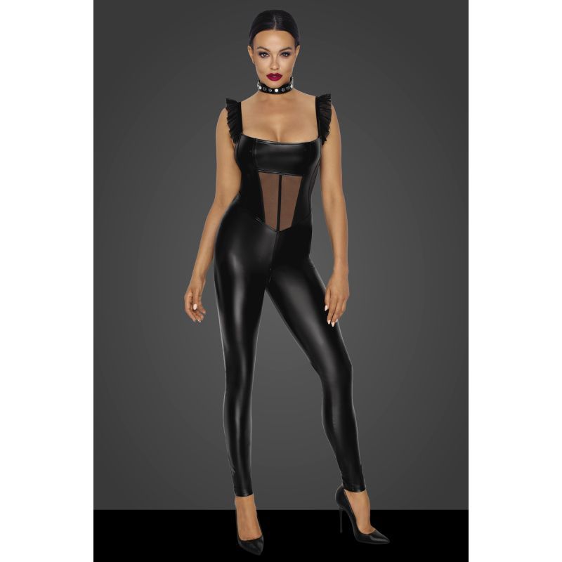 Power Wetlook Overall w Tulle Panel image 1