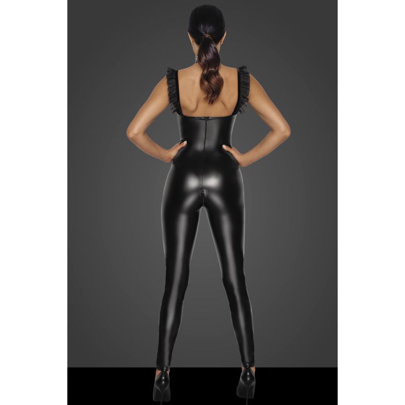 Power Wetlook Overall w Tulle Panel image 3