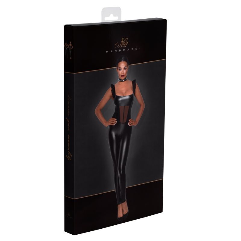 Power Wetlook Overall w Tulle Panel image 18
