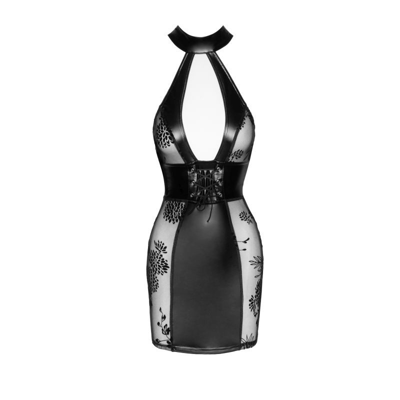 Power Wetlook Short tulle dress w Inserts & Corset Binding image 16