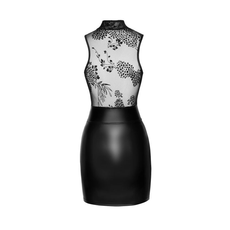 Power Wetlook Short Dress w Skirt & Tulle Top image 3