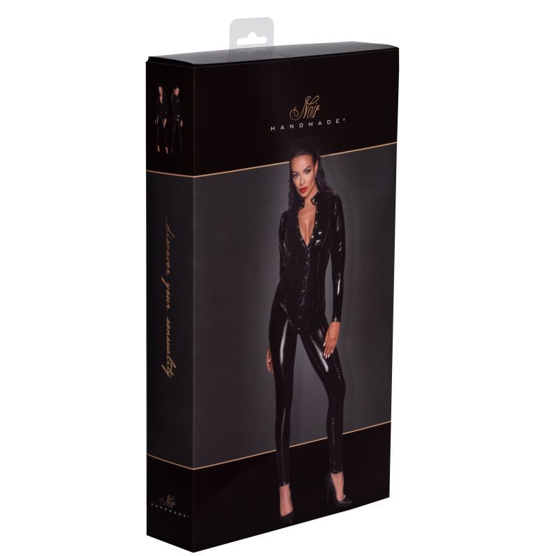 Long Button Up PVC Overall image 6