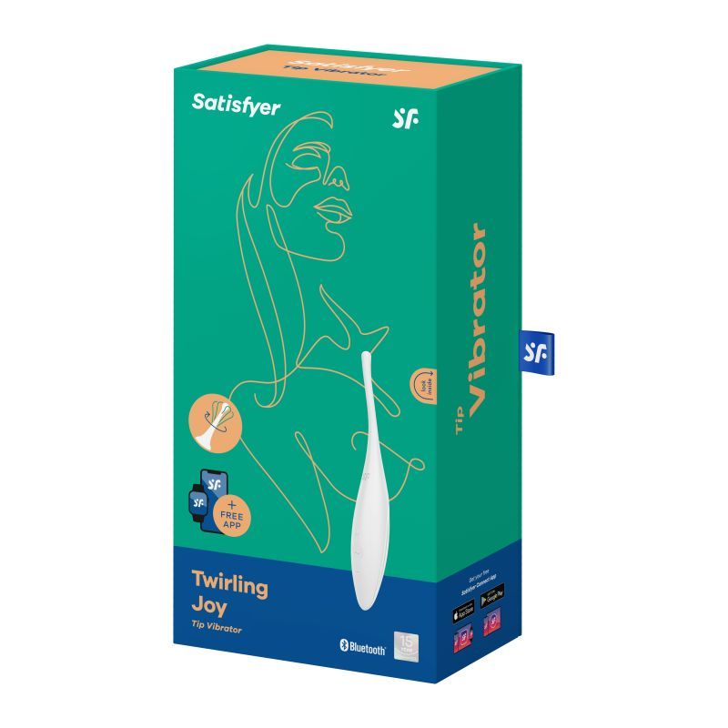 Satisfyer Twirling Joy Tip Stimulator White image 2