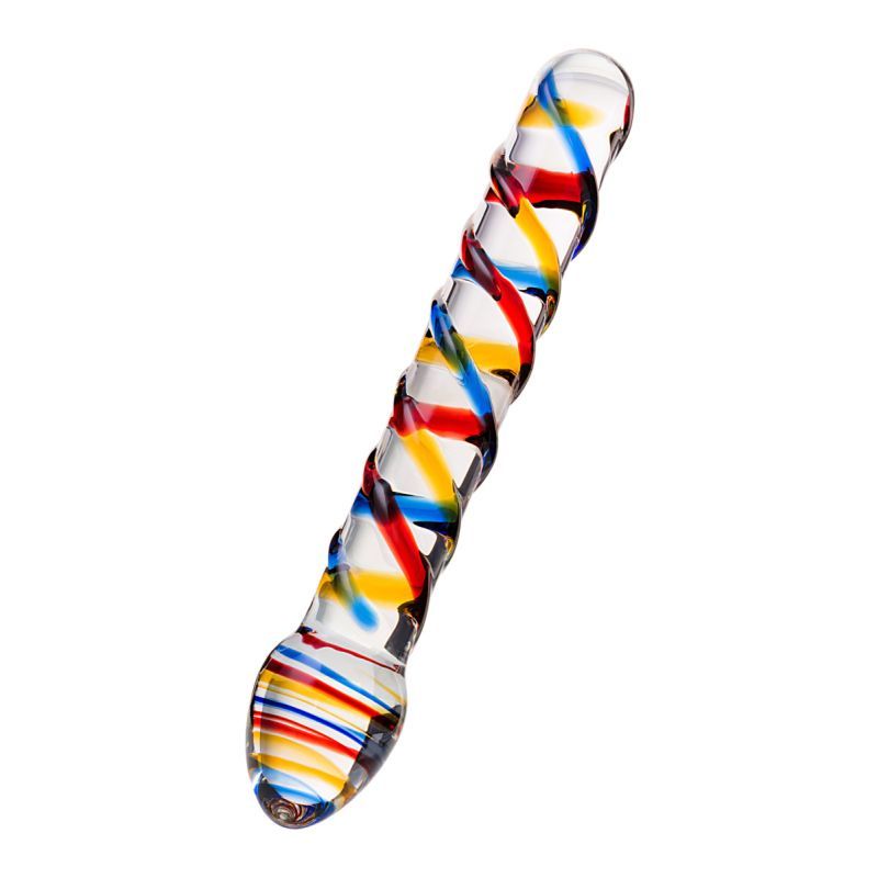 Sexus Glass Dildo Tropicana 19.5cm image 1