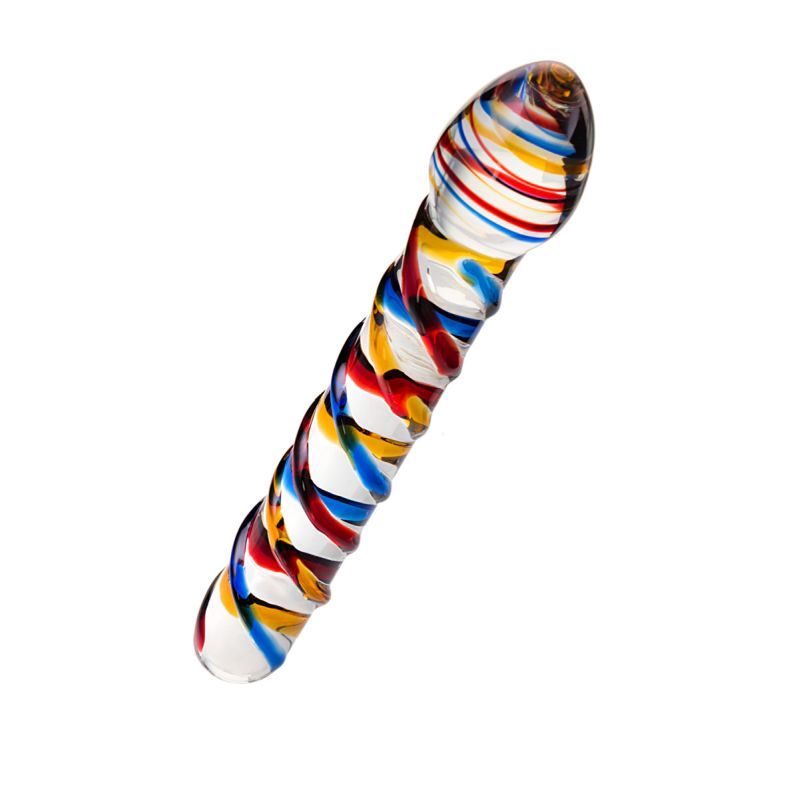 Sexus Glass Dildo Tropicana 19.5cm image 3