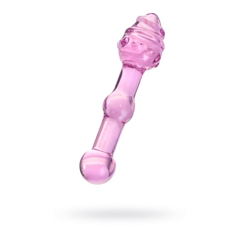 Sexus Glass Dildo Pink 17cm image 1